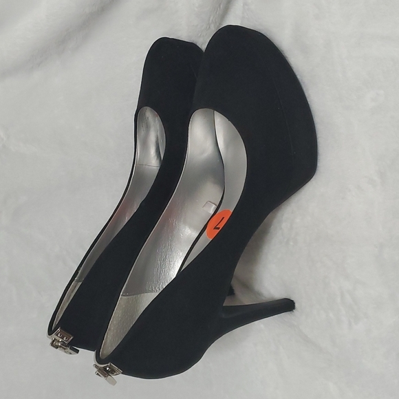 GUESS Heel Shoes 7 black ( Ss6 ) - Picture 4 of 8